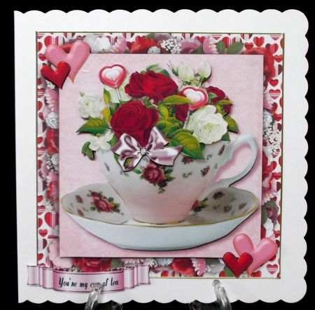 A Cup of Love Card Front Mini Kit.4 by Suzi Cooper