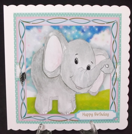 Cute Safari Elephant by Suzi Cooper