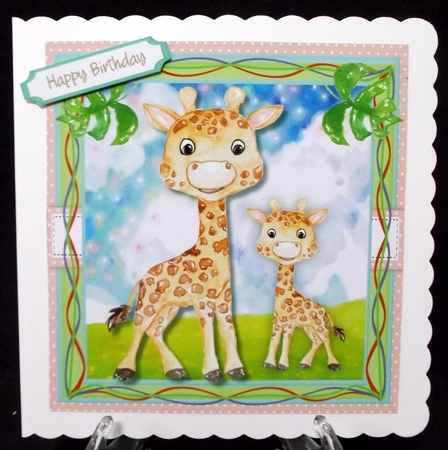 Cute Safari Giraffe by Suzi Cooper