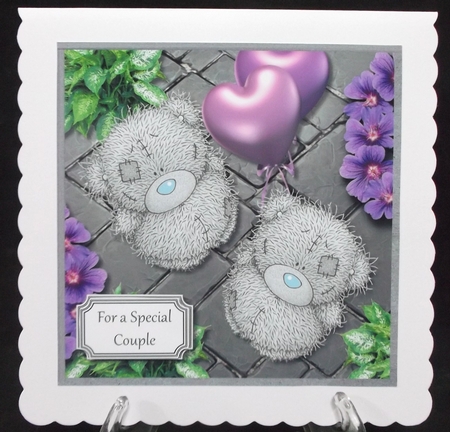 Tatty teddy Valentine or birthday by Suzi Cooper