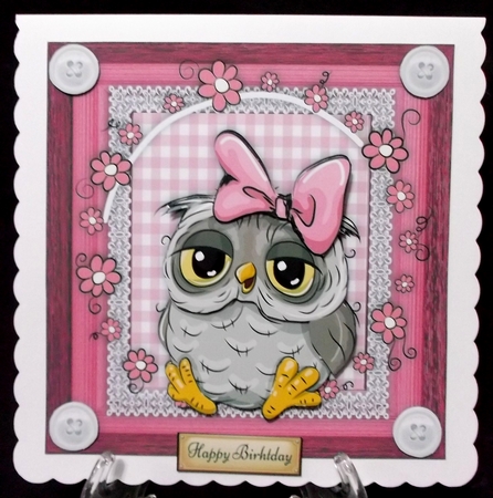 5 8x8 Mini Kits, Pink Bear & Friends Collection by Suzi Cooper