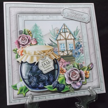 Blackberry 8x8 Decoupage Mini Kit by Suzi Cooper