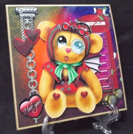 Retro Bears Valentine Bumper Kit by Suzi Cooper