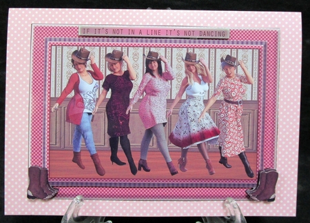 Line Dancing Ladies 3 by Suzi Cooper