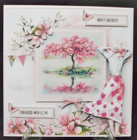 Cherry Blossom Dreams Card Front Kit by Suzi Cooper