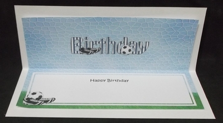 Large DL HAPPY BIRTHDAY insert by Suzi Cooper