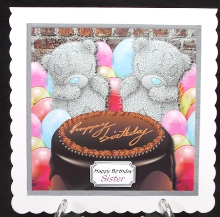 Tatty teddies with chocolate cake and a sea of balloons by Suzi Cooper