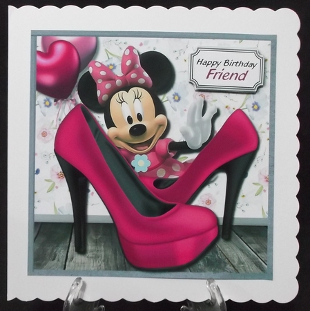 Minnie mouse with shoes by Suzi Cooper