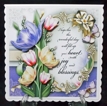 Bouquet of Tulips Card Mini Kit by Suzi Cooper