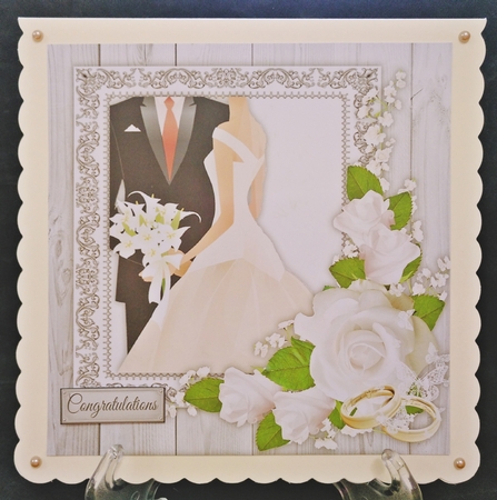 The Bride & Groom 8x8 by Suzi Cooper