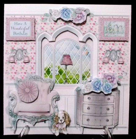 3D BOX CARD KIT - The Ladys Chamber by Suzi Cooper