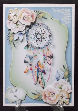 Watercolour Dreamcatcher by Suzi Cooper