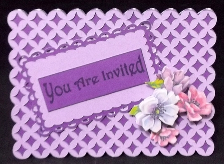 Mothers Day decoupage Vintage Flower card ONE by Suzi Cooper