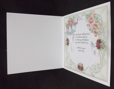 Wedding Quick Card Insert 7.5x7.5 & Gift Tag by Suzi Cooper