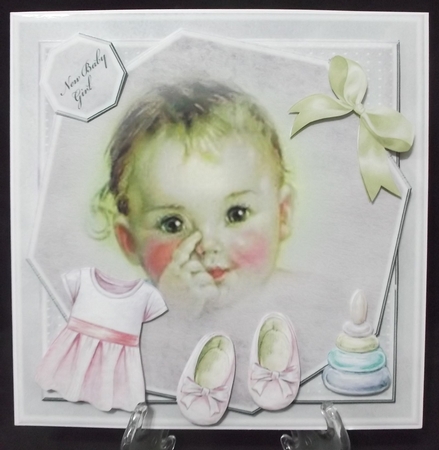Pink baby girl by Suzi Cooper