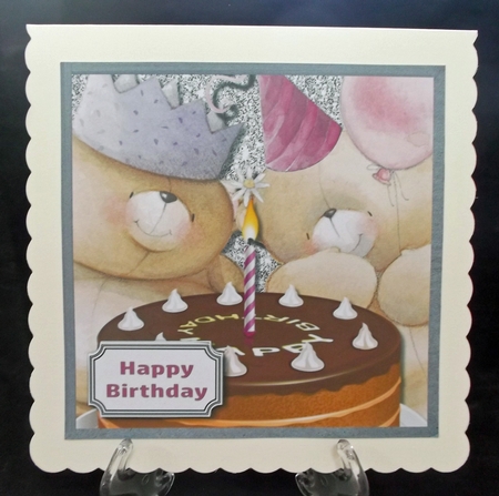 Forever friends with birthday cake by Suzi Cooper
