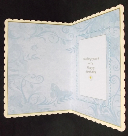 Blue Butterfly Insert 1 by Suzi Cooper