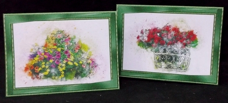 Abstract Floral Notelets 1 by Suzi Cooper