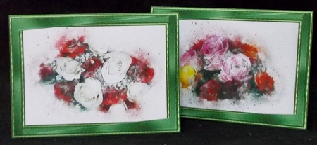 Abstract Floral Notelets 4 by Suzi Cooper