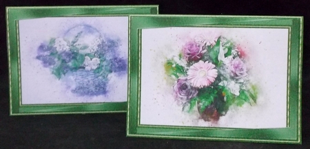 Abstract Floral Notelets 8 by Suzi Cooper