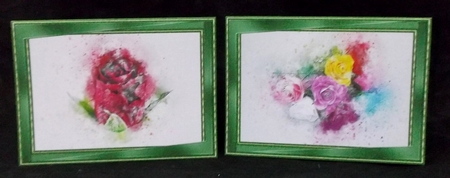 Abstract Floral Notelets 13 by Suzi Cooper