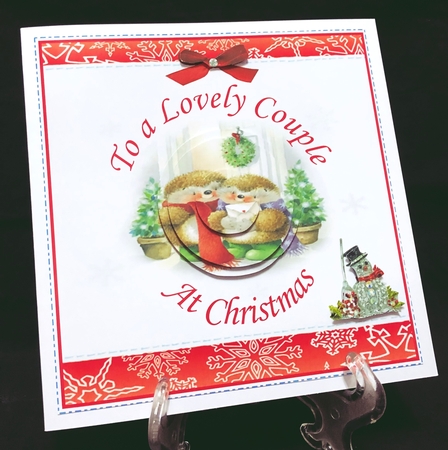 TO A LOVELY COUPLE AT CHRISTMAS by Suzi Cooper
