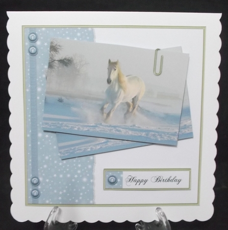 Winter Horse Postcards Mini Kit by Suzi Cooper