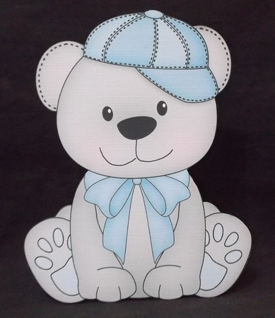 3D Cute Bear Treat Box Gift Set Mini Kit - Cute Little Banjo Bear by Suzi Cooper