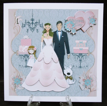 Stylish Wedding with Bridesmaid and Dog Mini Kit by Suzi Cooper