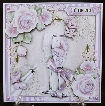 1st Wedding Anniversary/Wedding Day Card Kit by Suzi Cooper