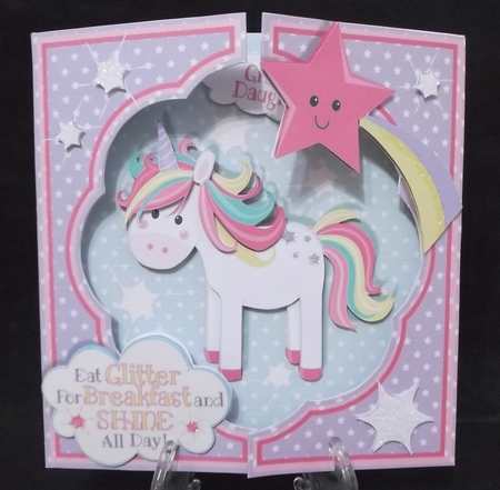FLOWER FRONT GATEFOLD KIT - Eat Glitter For Breakfast by Suzi Cooper