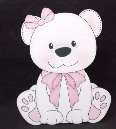 3D Cute Bear Treat Box Gift Set Mini Kit - Cute Little Belle Bear by Suzi Cooper