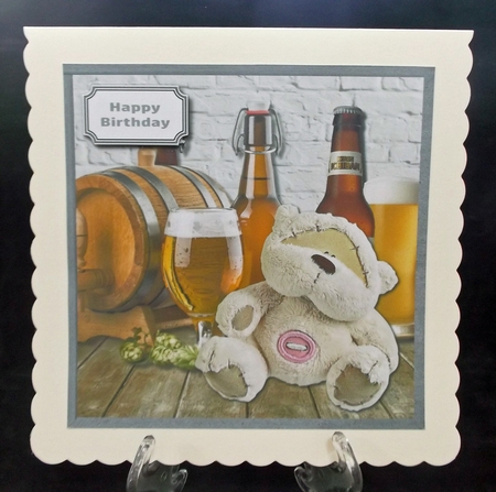 Beer barrel and fizzy moon bear by Suzi Cooper