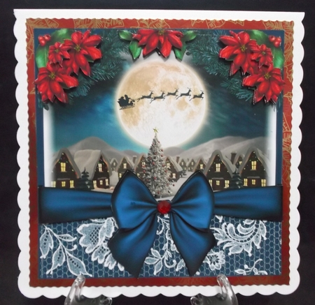 Santas Sleigh Card Kit  by Suzi Cooper