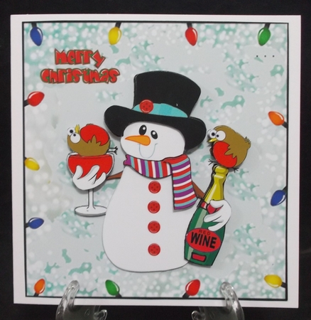 Merry Robins - Decoupage by Suzi Cooper