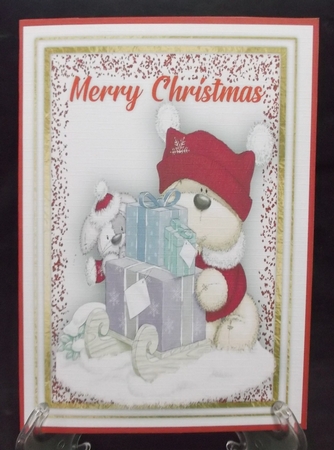 Print, Cut, and Fold, Teds Sleigh Plle  by Suzi Cooper