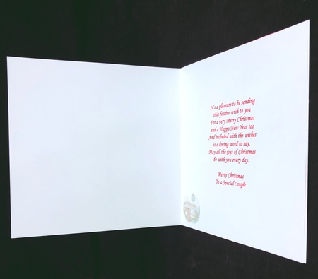 LOVELY COUPLE AT CHRISTMAS INSERT by Suzi Cooper