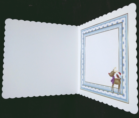 Rudolph & Robin Christmas Blank Insert to match cup913329_719 by Suzi Cooper