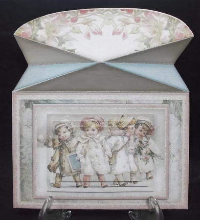 Diamond Topper Fold Christmas Card 1509 by Suzi Cooper