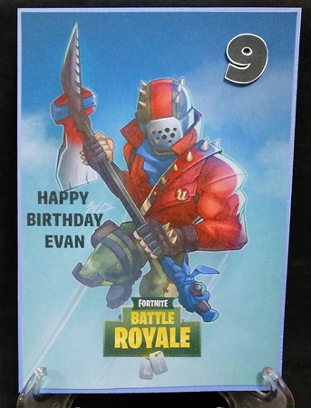 Fortnite 24 Quick Card Any Occasion by Suzi Cooper