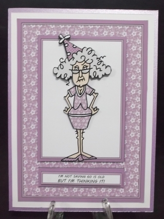 Stella - Im not saying 60 is old (Purple) by Suzi Cooper