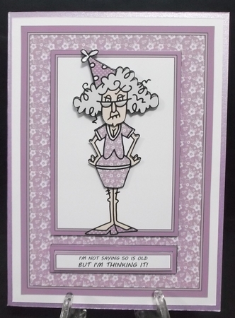 Stella - Im not saying 50 is old (Purple) by Suzi Cooper