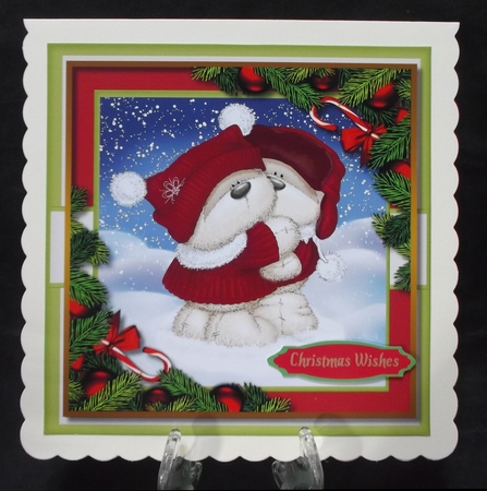 Hugs and Christmas Wishes  by Suzi Cooper