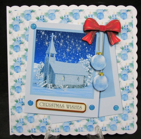 Christmas Baubles and Candles 12 Backing Papers Pack by Suzi Cooper