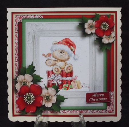 Beary Christmas Is Coming Bumperkit Red 1528 by Suzi Cooper