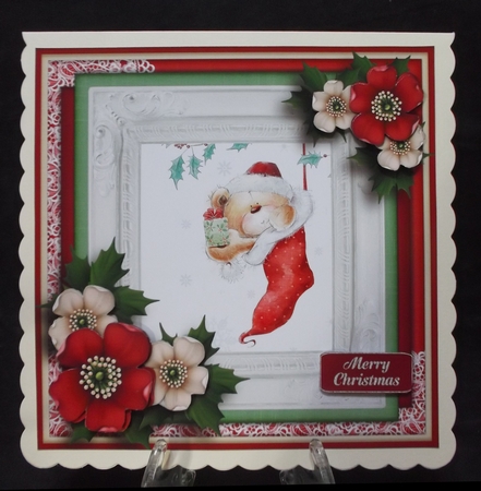 Beary Christmas Is Coming Bumperkit Red 1528 by Suzi Cooper