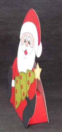 3D Christmas Treat Box Mini Kit - Santa an Xmas Tree by Suzi Cooper