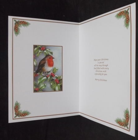 Christmas Robin Insert 1 by Suzi Cooper
