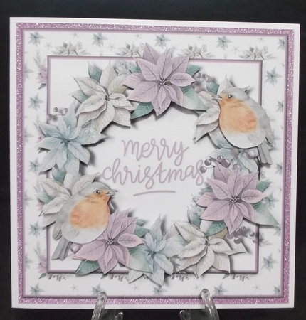 Christmas  Robin Wreath 3 by Suzi Cooper