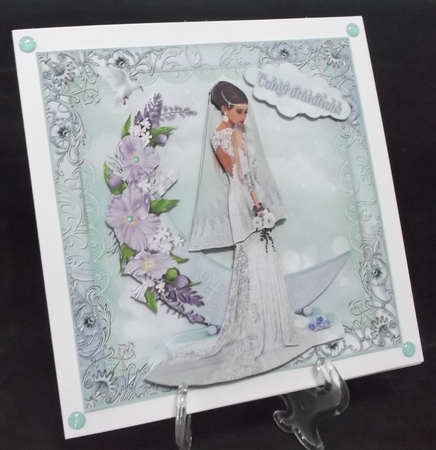Beautiful Bride in the Clouds Mint & Lilac Mini Kit by Suzi Cooper